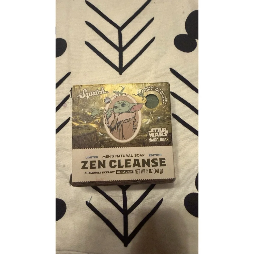 Dr Squatch Limited Edition Star Wars Mandalorian Grogu Zen Cleanse Baby Yoda NIB